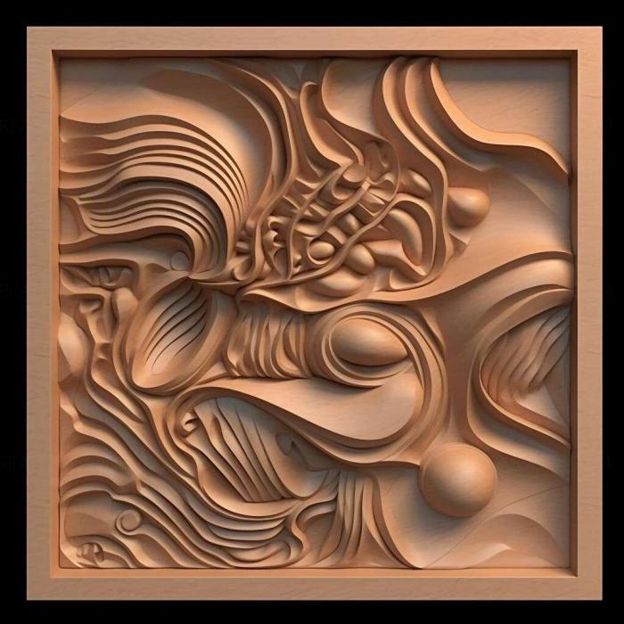 نموذج ثلاثي الأبعاد لآلة CNC 3D Art 